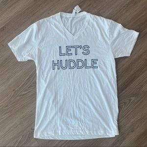 NWT - Let’s Huddle Graphic Tee